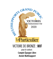 Récompense Le Particulier Bronze 2020 assurance vie MIF