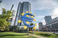 signe Euro sur fonds d’immeubles